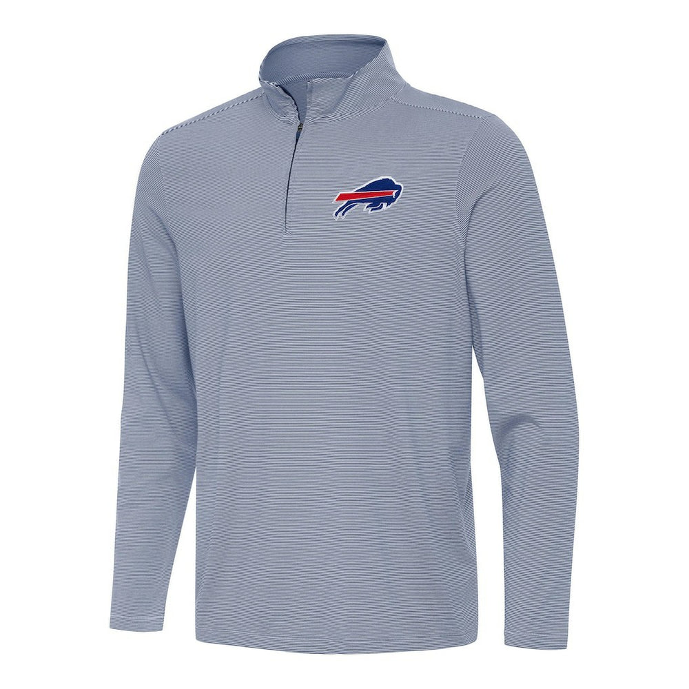 Buffalo Bills Antigua Twine Quarter-Zip Jacket - Navy/White - NFL