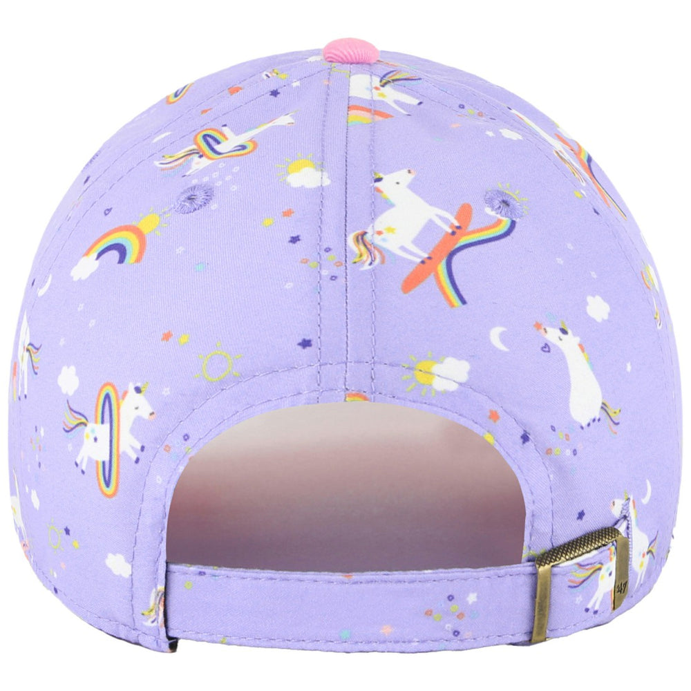 New York Jets '47 Girls Preschool Unicorn Clean Up Adjustable Hat - Lavender - 47 brand