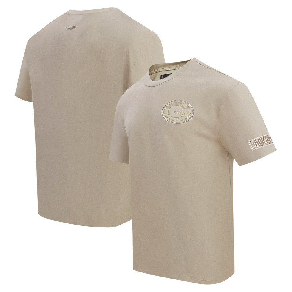 Green Bay Packers Pro Standard Drop Shoulder T-Shirt - Tan - NFL