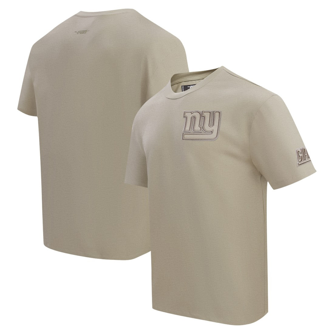 New York Giants Pro Standard Drop Shoulder T-Shirt - Tan - NFL