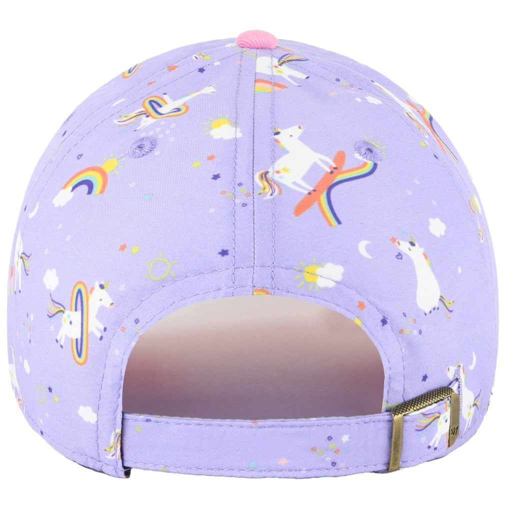 Los Angeles Rams '47 Girls Preschool Unicorn Clean Up Adjustable Hat - Lavender - 47 brand