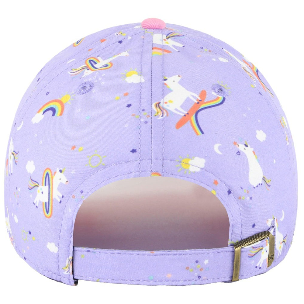 Los Angeles Rams '47 Girls Preschool Unicorn Clean Up Adjustable Hat - Lavender - 47 brand