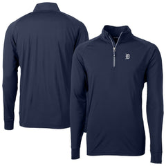 Detroit Tigers Cutter & Buck Adapt Eco Raglan Quarter-Zip Top Outlet