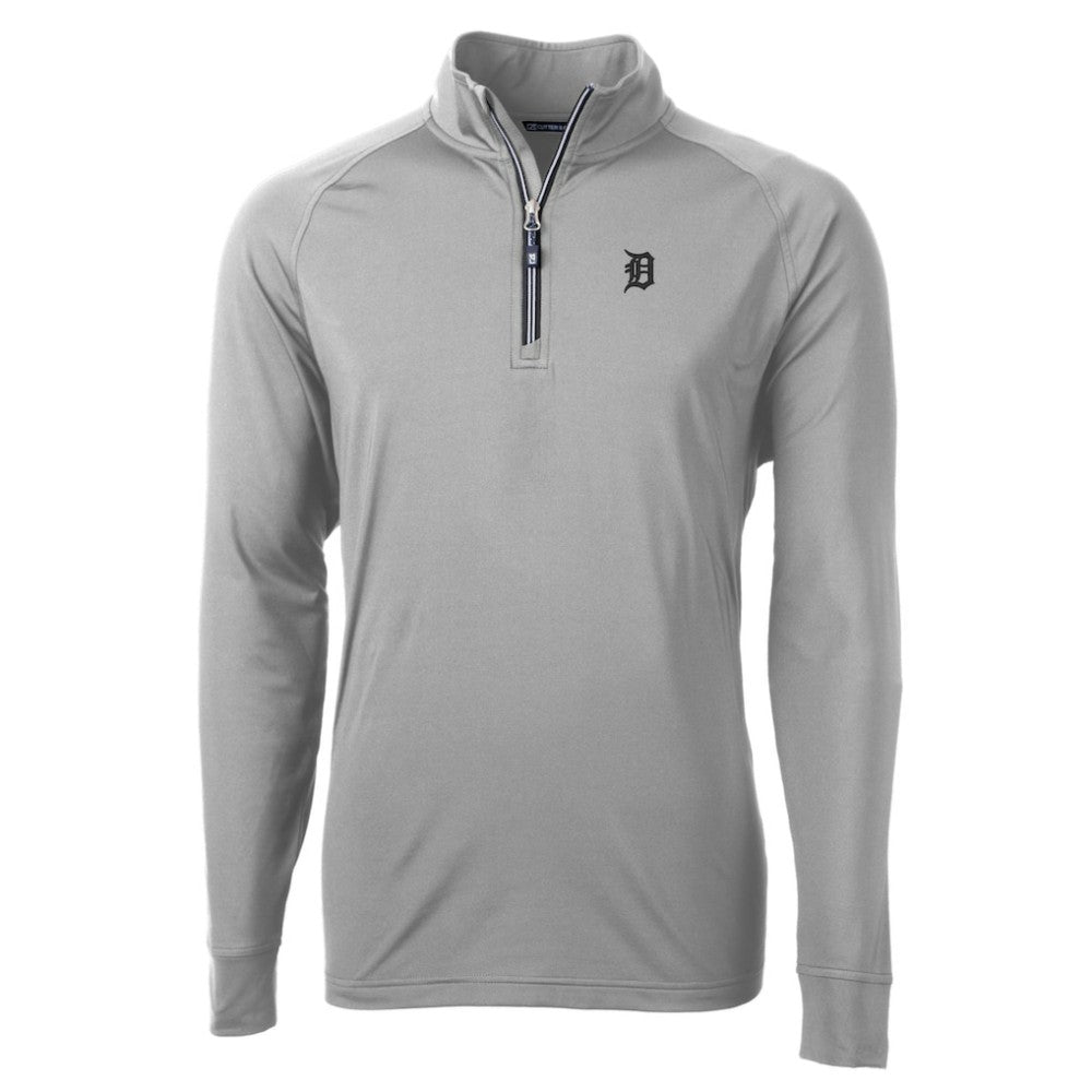 Detroit Tigers Cutter & Buck Adapt Eco Raglan Quarter-Zip Top for sale