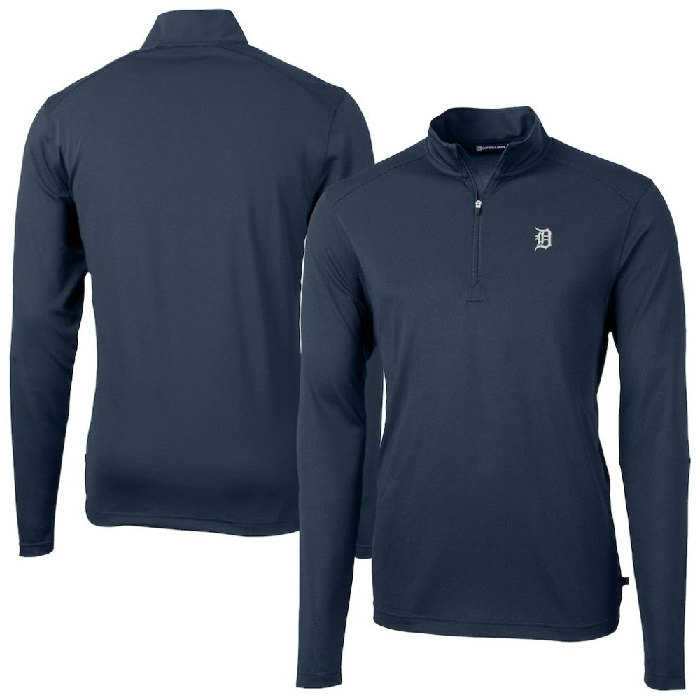 Detroit Tigers Cutter & Buck Virtue Eco Pique Quarter-Zip Jacket Online