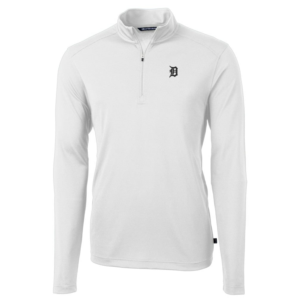 Detroit Tigers Cutter & Buck Virtue Eco Pique Quarter-Zip Jacket Online