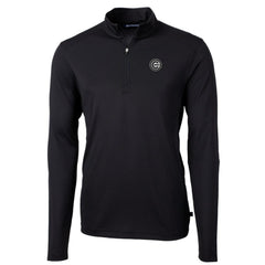 Chicago Cubs Cutter & Buck Virtue Eco Pique Quarter-Zip Jacket Outlet