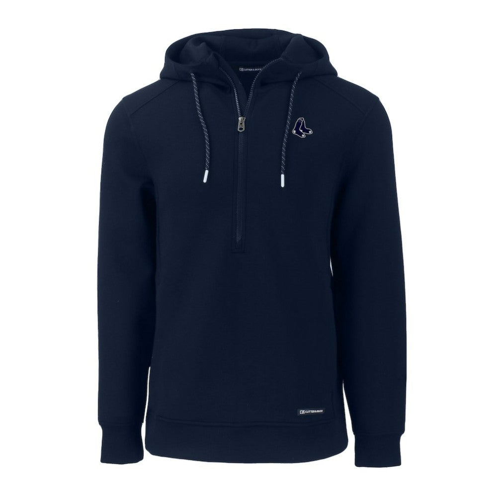 Boston Red Sox Cutter & Buck Roam Eco Recycled Half-Zip Pullover Hoodie Discount