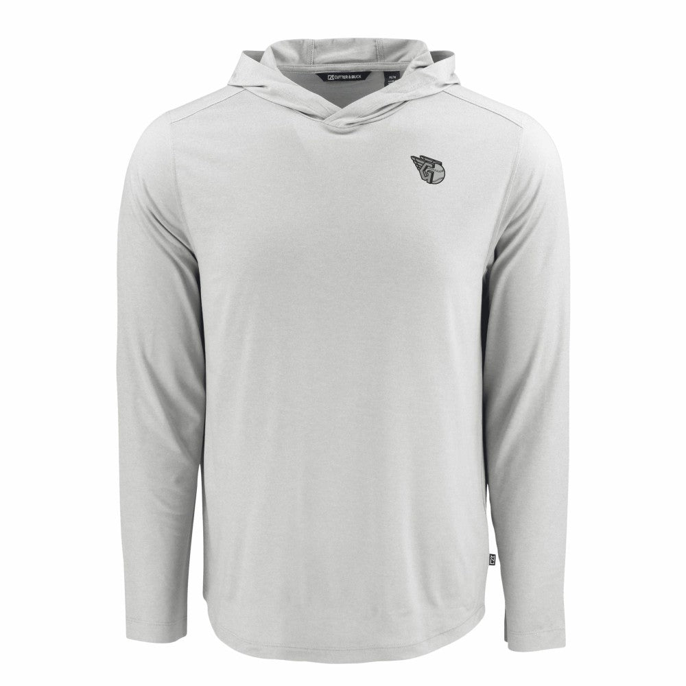Cleveland Guardians Cutter & Buck Coastline Epic Comfort Eco Recycled Long Sleeve Hoodie T-Shirt Discount