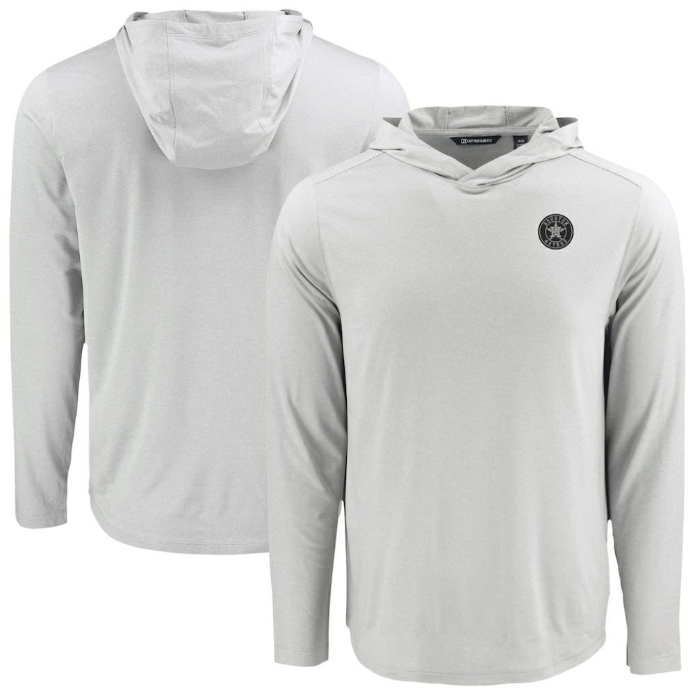 Houston Astros Cutter & Buck Coastline Epic Comfort Eco Recycled Long Sleeve Hoodie T-Shirt Near Me