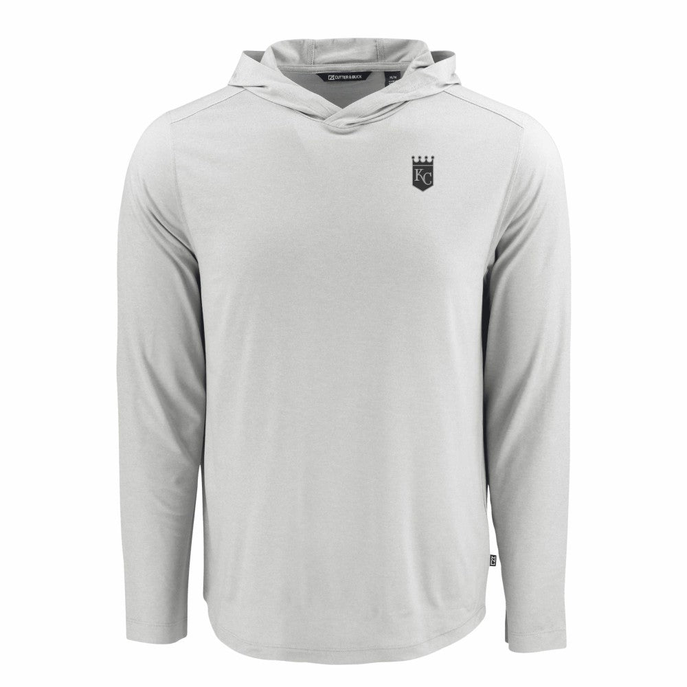 Kansas City Royals Cutter & Buck Coastline Epic Comfort Eco Recycled Long Sleeve Hoodie T-Shirt Online