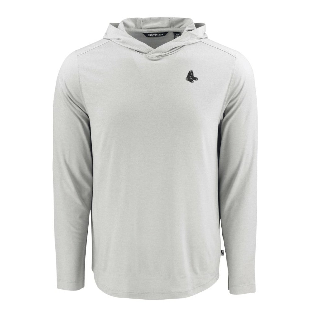 Boston Red Sox Cutter & Buck Coastline Epic Comfort Eco Recycled Long Sleeve Hoodie T-Shirt Discount