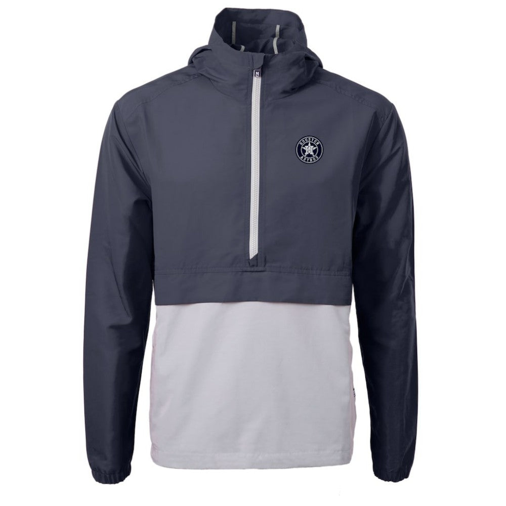 Houston Astros Cutter & Buck Charter Eco Recycled Anorak Half-Zip Hoodie Jacket Discount