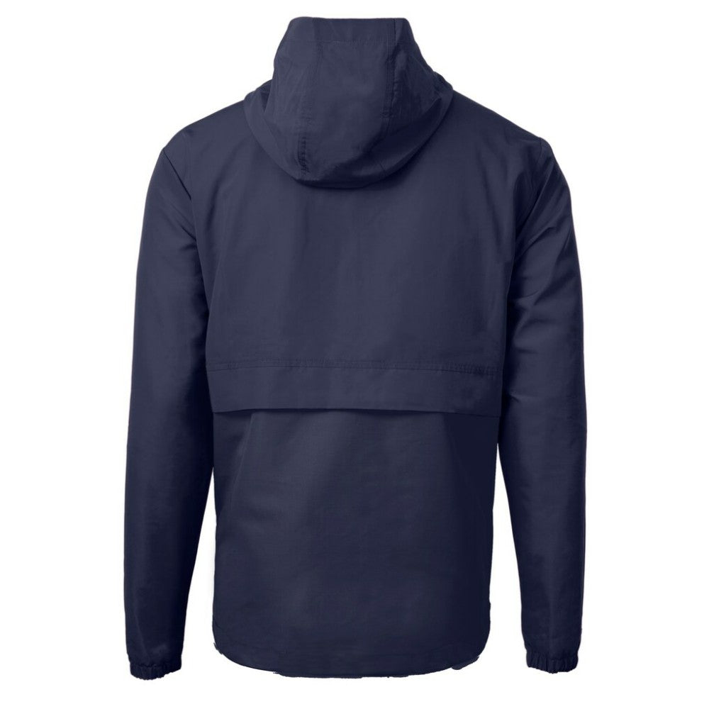 Boston Red Sox Cutter & Buck Charter Eco Recycled Anorak Half-Zip Hoodie Jacket for sale