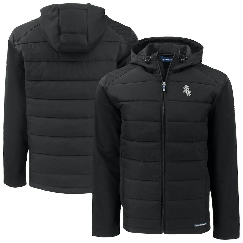 Chicago White Sox Cutter & Buck Evoke Hybrid Eco Softshell Recycled Full-Zip Jacket Online