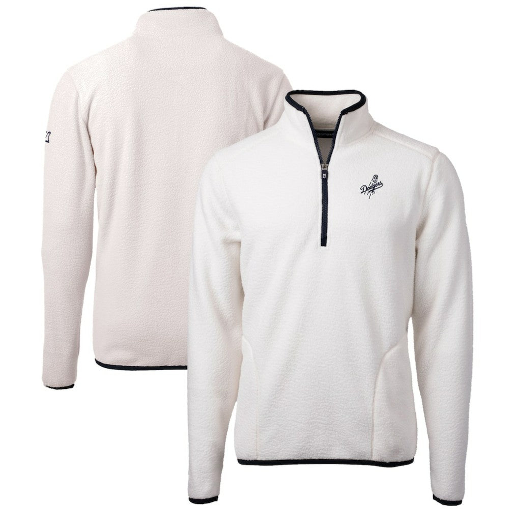 Los Angeles Dodgers Cutter & Buck Cascade Eco Fleece Quarter-Zip Jacket Sale