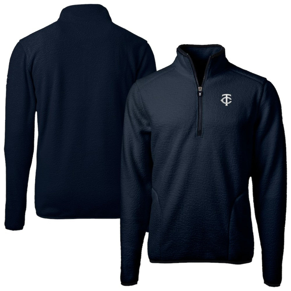 Minnesota Twins Cutter & Buck Cascade Eco Fleece Quarter-Zip Jacket Online