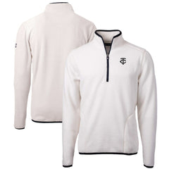 Minnesota Twins Cutter & Buck Cascade Eco Fleece Quarter-Zip Jacket Sale