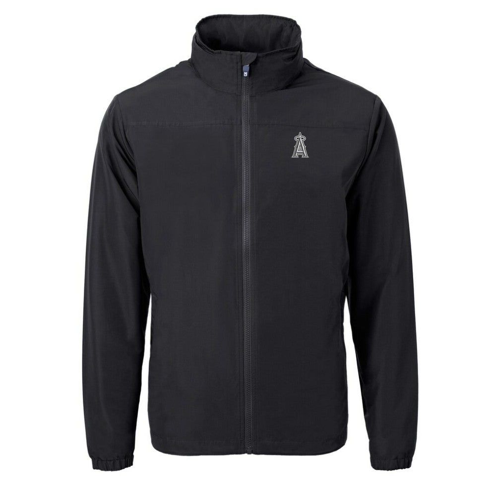 Los Angeles Angels Cutter & Buck Charter Eco Recycled Full-Zip Hoodie Jacket Discount