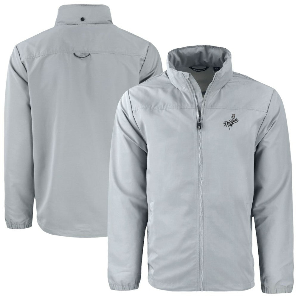 Los Angeles Dodgers Cutter & Buck Charter Eco Recycled Full-Zip Hoodie Jacket Outlet