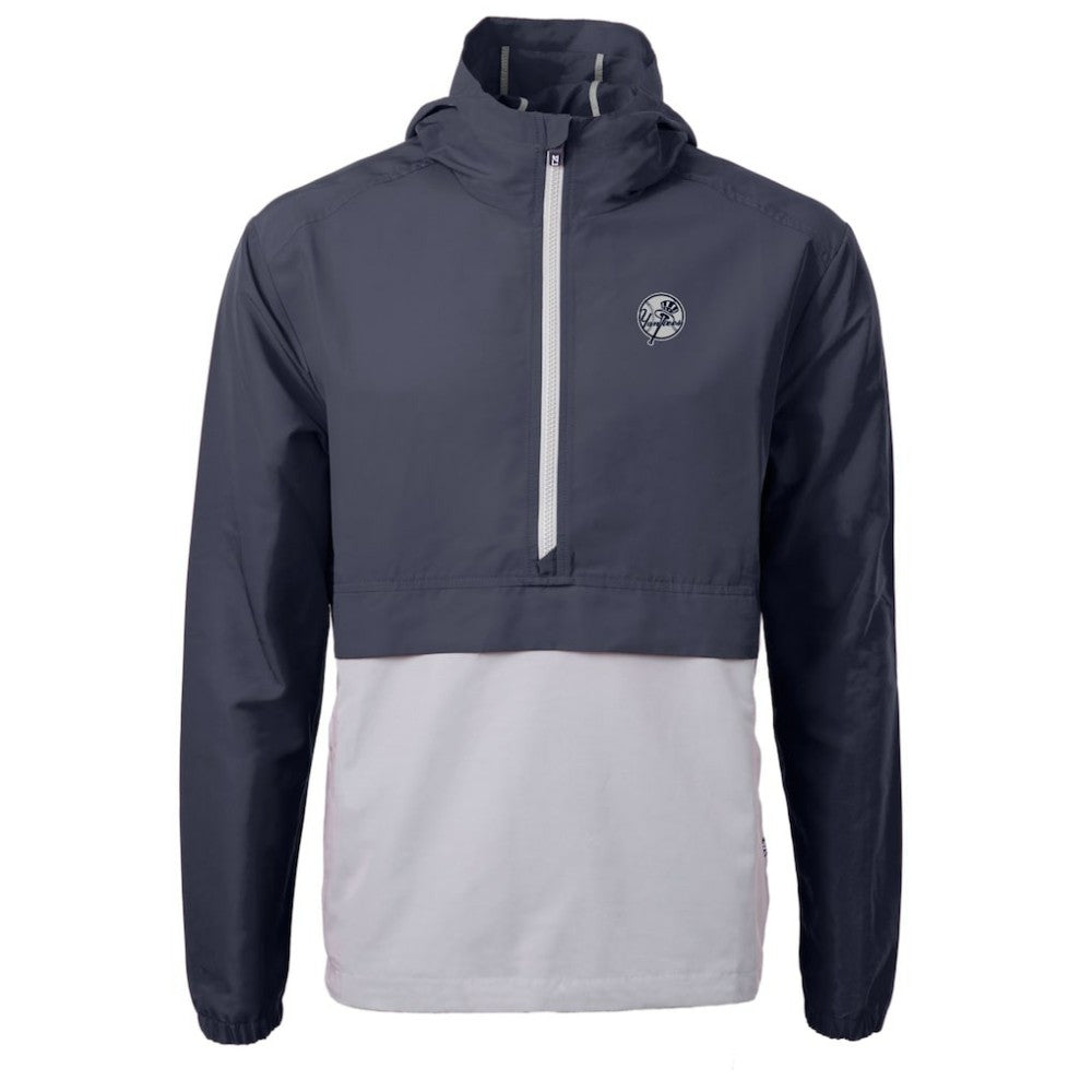 New York Yankees Cutter & Buck Charter Eco Recycled Anorak Half-Zip Hoodie Jacket Online