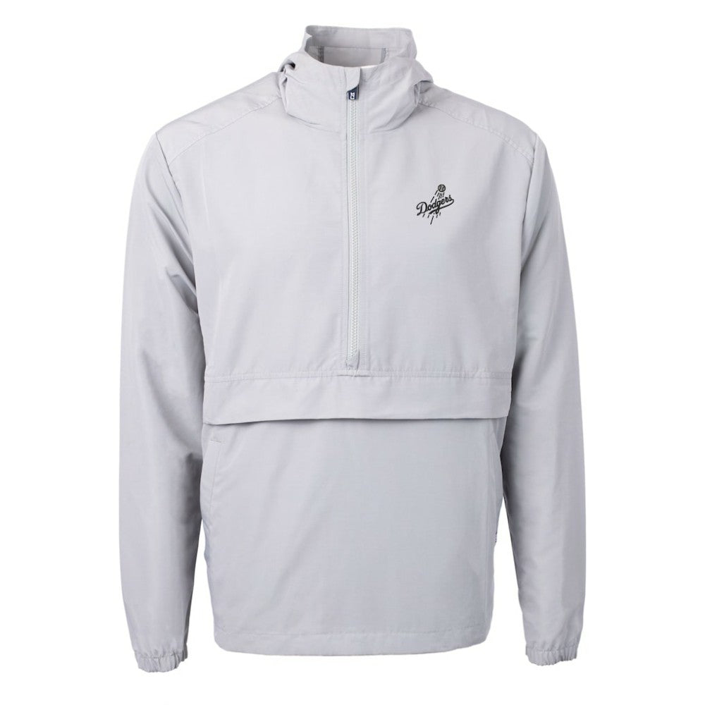 Los Angeles Dodgers Cutter & Buck Charter Eco Recycled Anorak Half-Zip Hoodie Jacket Sale