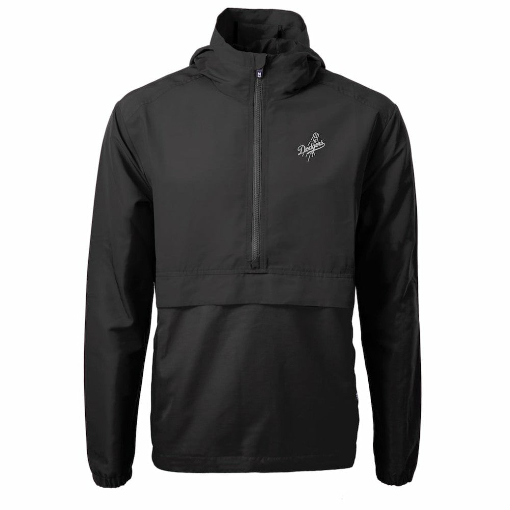 Los Angeles Dodgers Cutter & Buck Charter Eco Recycled Anorak Half-Zip Hoodie Jacket Outlet