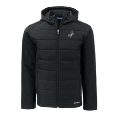 Los Angeles Dodgers Cutter & Buck Evoke Hybrid Eco Softshell Recycled Full-Zip Hooded Jacket for sale
