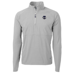Philadelphia Phillies Cutter & Buck Adapt Eco Hybrid Raglan DryTec Quarter-Zip Jacket for sale