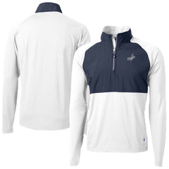 Los Angeles Dodgers Cutter & Buck Adapt Eco Hybrid Raglan DryTec Quarter-Zip Jacket Online