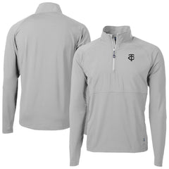 Minnesota Twins Cutter & Buck Adapt Eco Hybrid Raglan DryTec Quarter-Zip Jacket Online