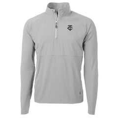 Minnesota Twins Cutter & Buck Adapt Eco Hybrid Raglan DryTec Quarter-Zip Jacket Online