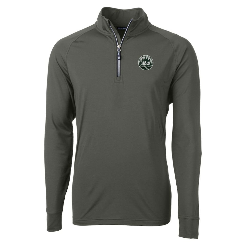 New York Mets Cutter & Buck Adapt Eco Raglan Quarter-Zip Jacket Near Me