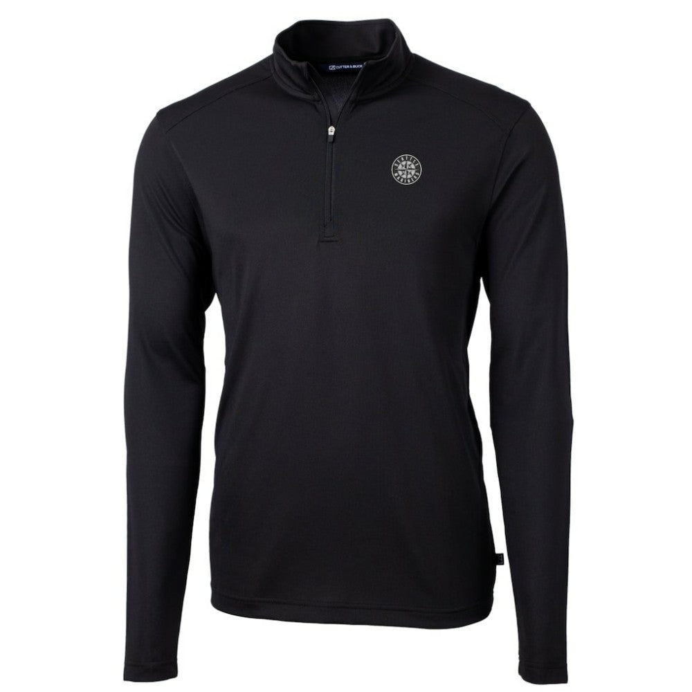Seattle Mariners Cutter & Buck Virtue Eco Pique Quarter-Zip Jacket Online