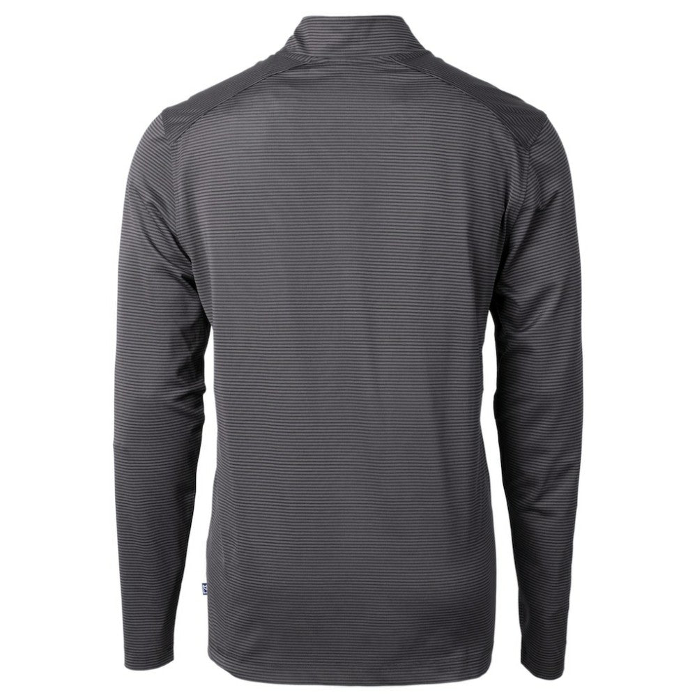 San Diego Padres Cutter & Buck Virtue Eco Pique Micro Stripe Quarter-Zip Jacket Online