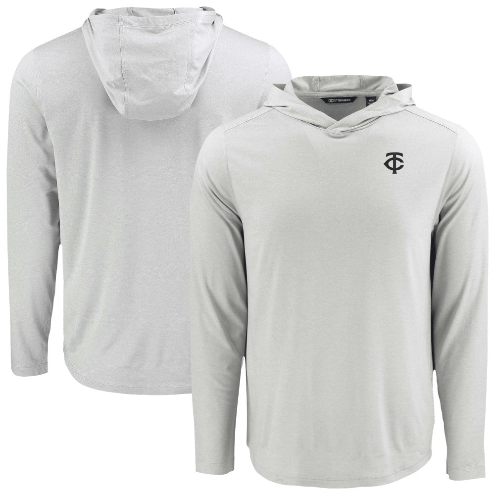 Minnesota Twins Cutter & Buck Coastline Epic Comfort Eco Recycled Hoodie T-Shirt Outlet