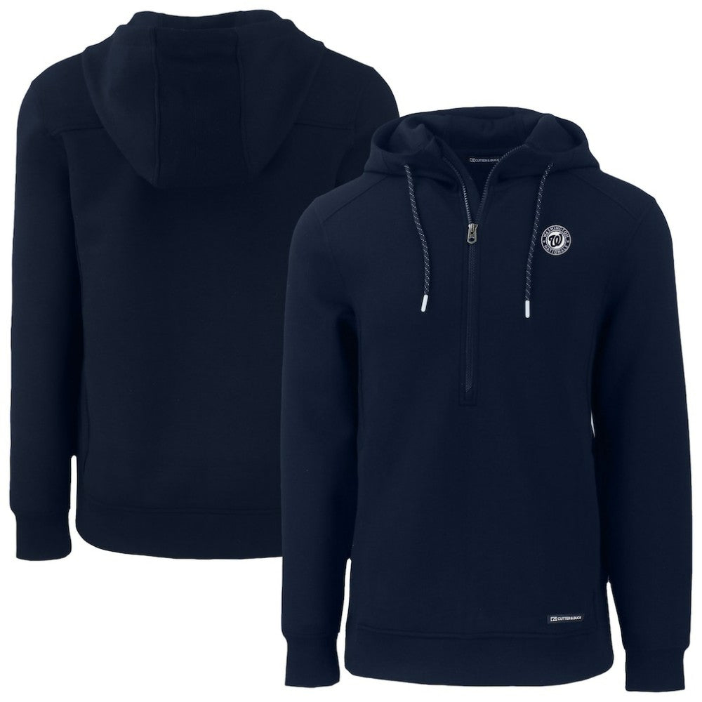 Washington Nationals Cutter & Buck Roam Eco Recycled Half-Zip Hoodie Near Me