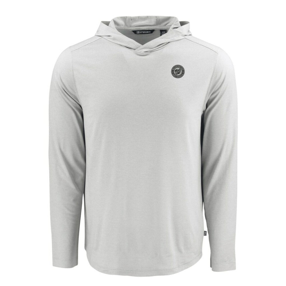 Washington Nationals Cutter & Buck Coastline Epic Comfort Eco Recycled Long Sleeve Hoodie T-Shirt Near Me