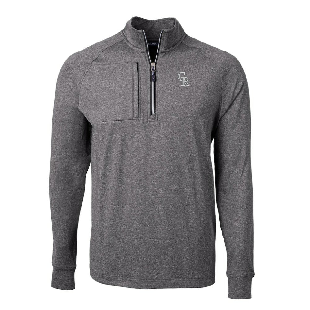 Colorado Rockies Cutter & Buck Big & Tall Adapt Eco Raglan Quarter-Zip Jacket Near Me
