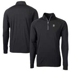 Detroit Tigers Cutter & Buck Big & Tall Adapt Eco DryTec Raglan Quarter-Zip Jacket Sale