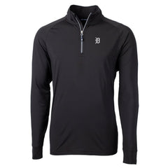 Detroit Tigers Cutter & Buck Big & Tall Adapt Eco DryTec Raglan Quarter-Zip Jacket Sale