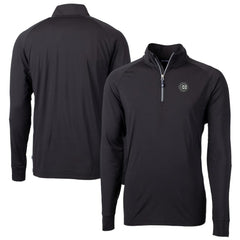 Chicago Cubs Cutter & Buck Big & Tall Adapt Eco DryTec Raglan Quarter-Zip Jacket for sale