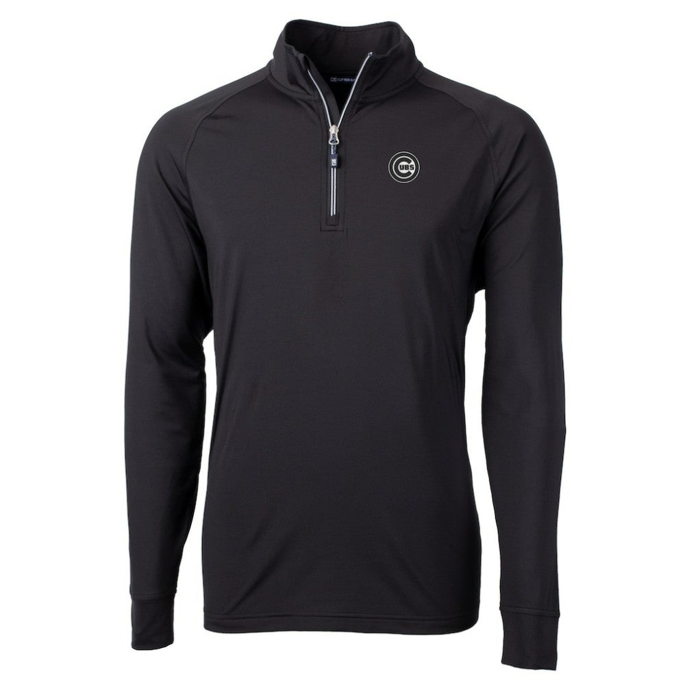 Chicago Cubs Cutter & Buck Big & Tall Adapt Eco DryTec Raglan Quarter-Zip Jacket for sale