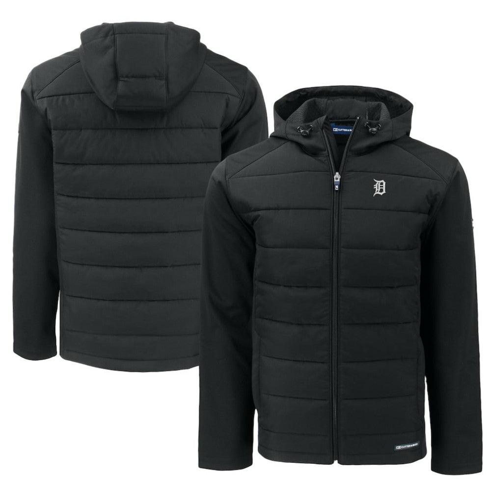 Detroit Tigers Cutter & Buck Big & Tall Evoke Hybrid Eco Softshell Recycled Full-Zip Jacket Near Me