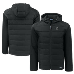 Detroit Tigers Cutter & Buck Big & Tall Evoke Hybrid Eco Softshell Recycled Full-Zip Jacket Near Me
