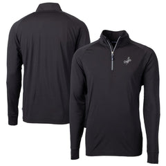 Los Angeles Dodgers Cutter & Buck Big & Tall Adapt Eco DryTec Raglan Quarter-Zip Jacket for sale