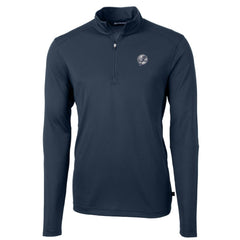 New York Yankees Cutter & Buck Big & Tall Virtue Eco Pique Quarter-Zip Jacket Discount