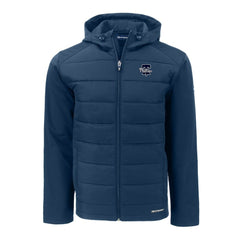 Philadelphia Phillies Cutter & Buck Big & Tall Evoke Hybrid Eco Softshell Recycled Full-Zip Hooded PrimaLoft Jacket Discount