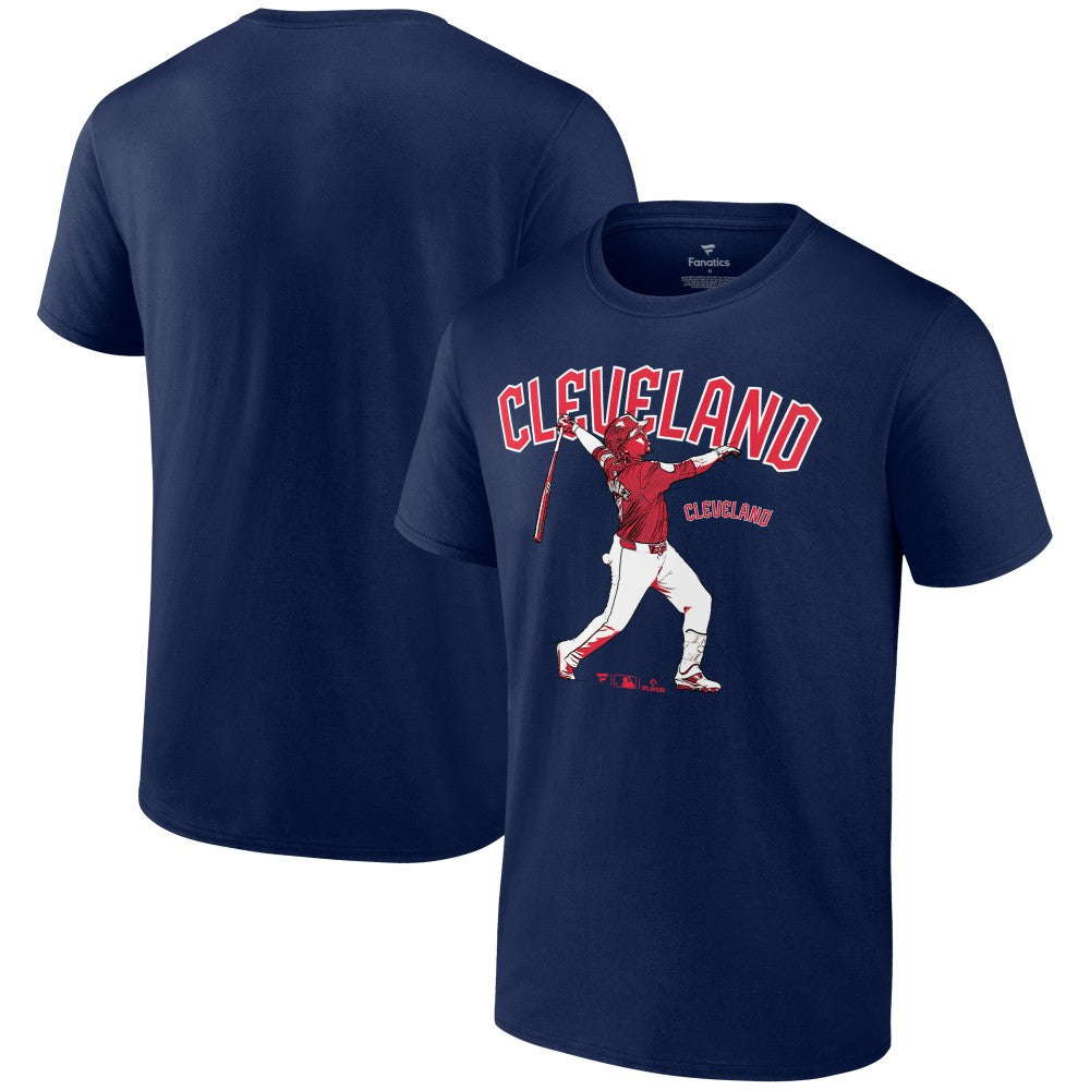 Jose Ramirez Cleveland Guardians Player Swing T-Shirt Outlet