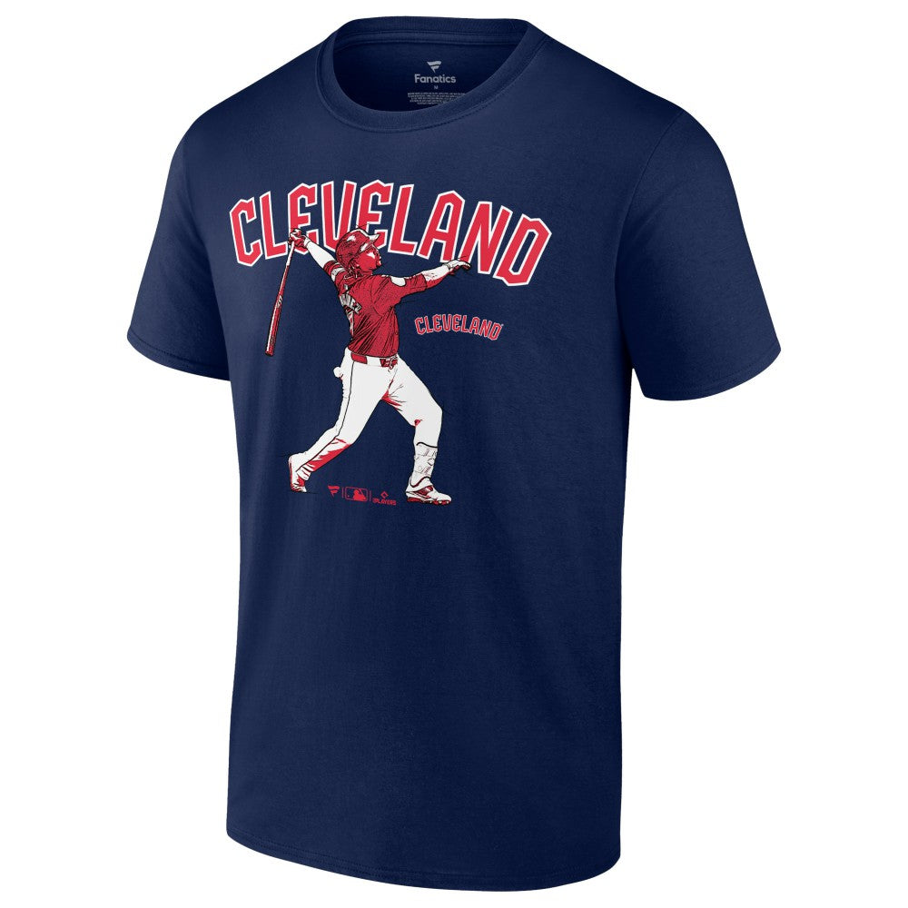 Jose Ramirez Cleveland Guardians Player Swing T-Shirt Outlet